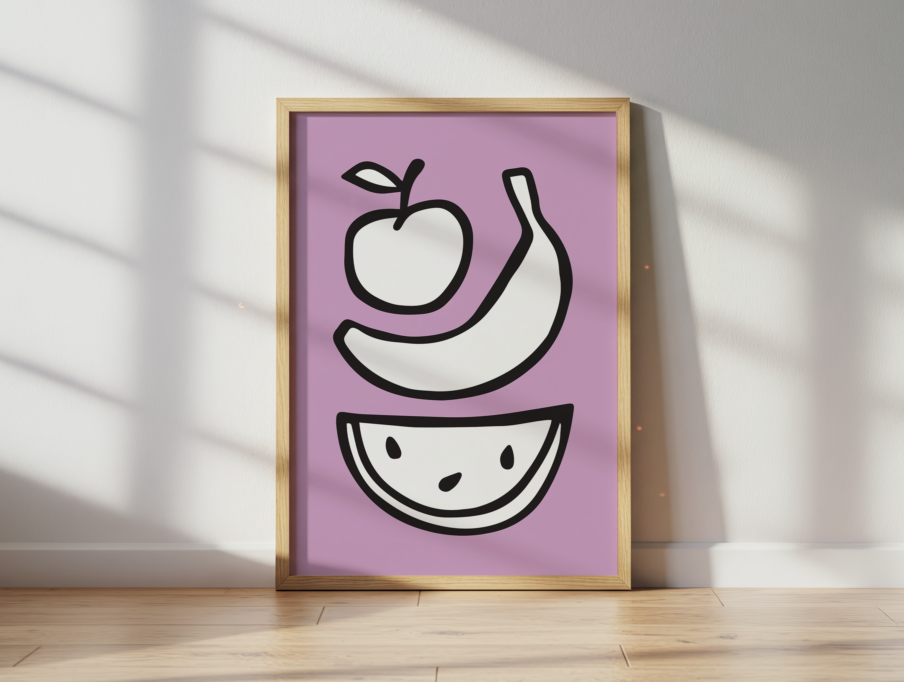 Apple Banana Watermelon (Purple, Digital Download)