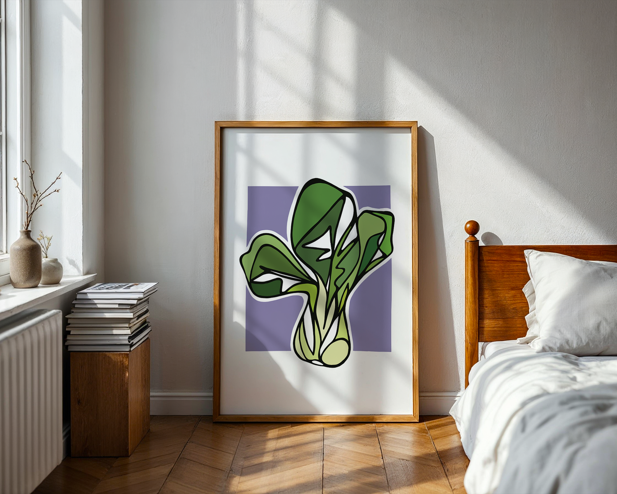 Swirly Bok Choy (Digital Download)