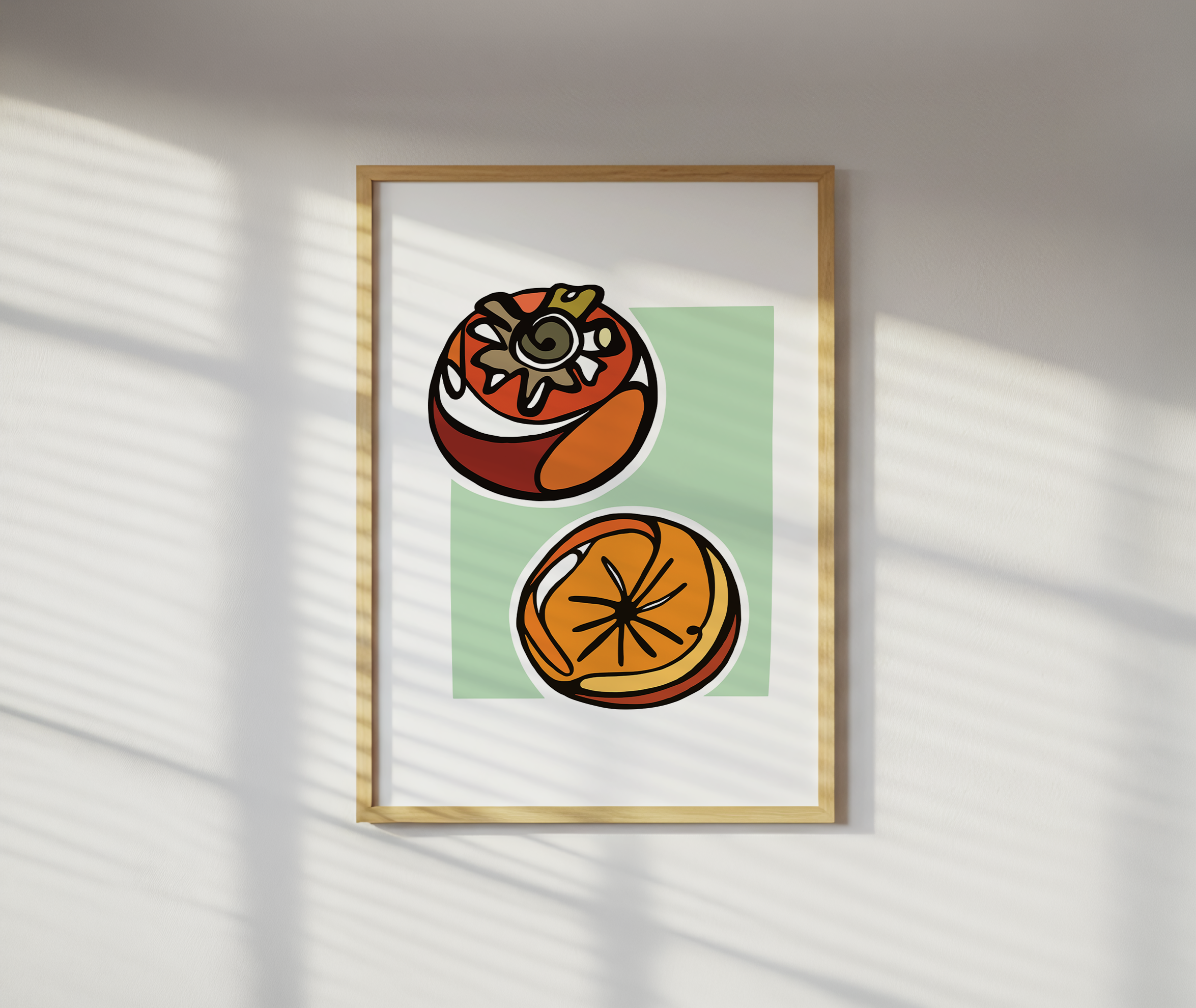 Swirly Persimmon (Digital Download)