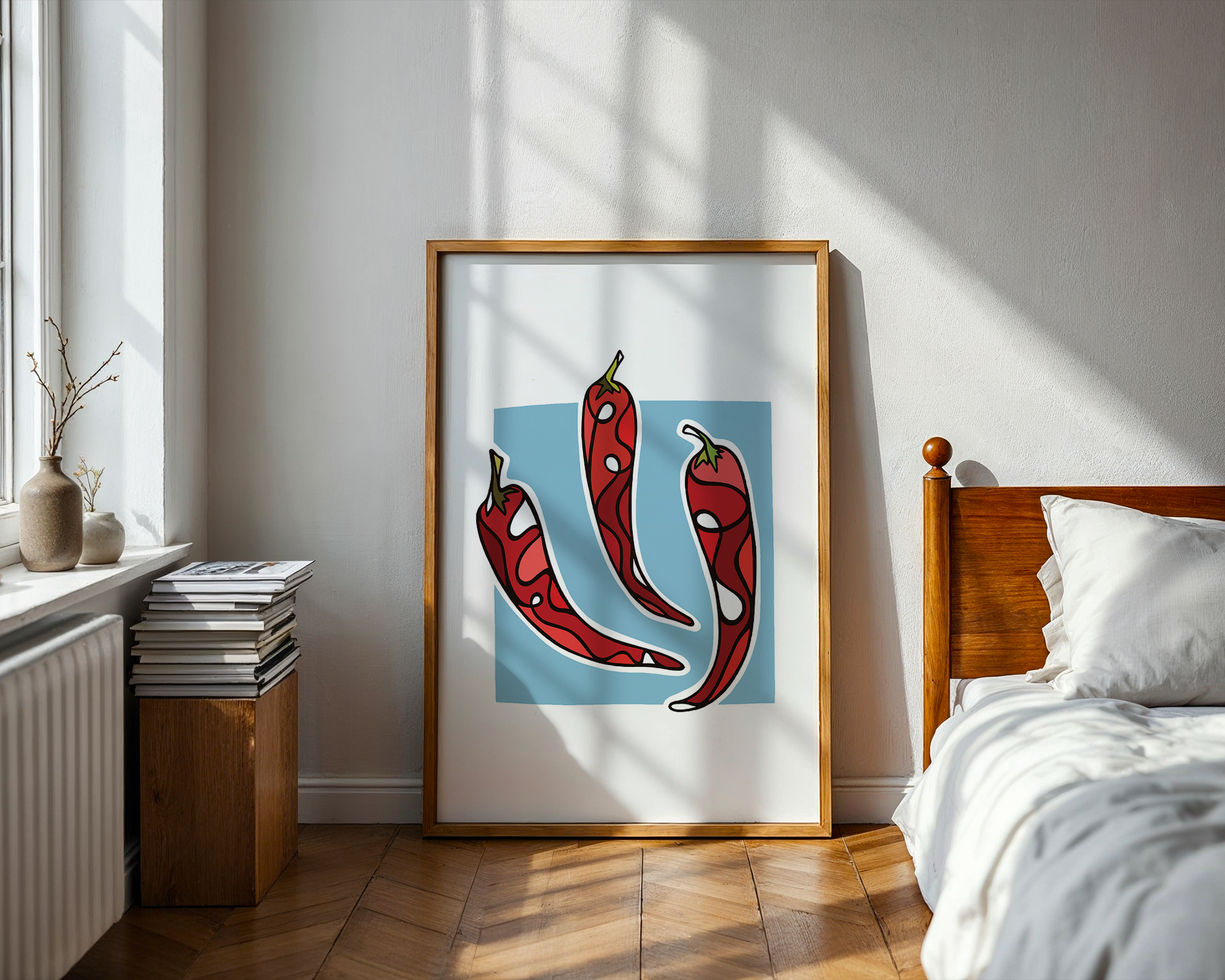 Swirly Chili Peppers (Digital Download)