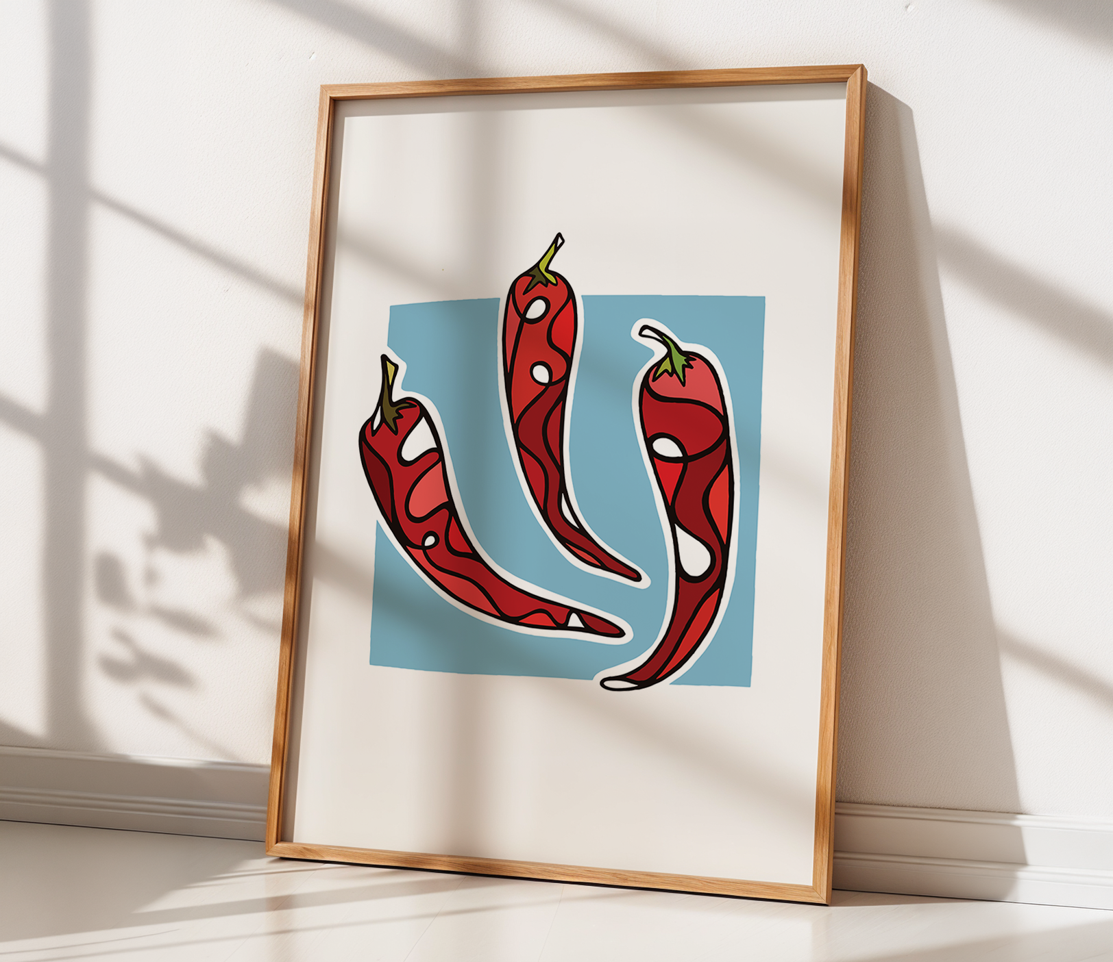 Swirly Chili Peppers (Digital Download)