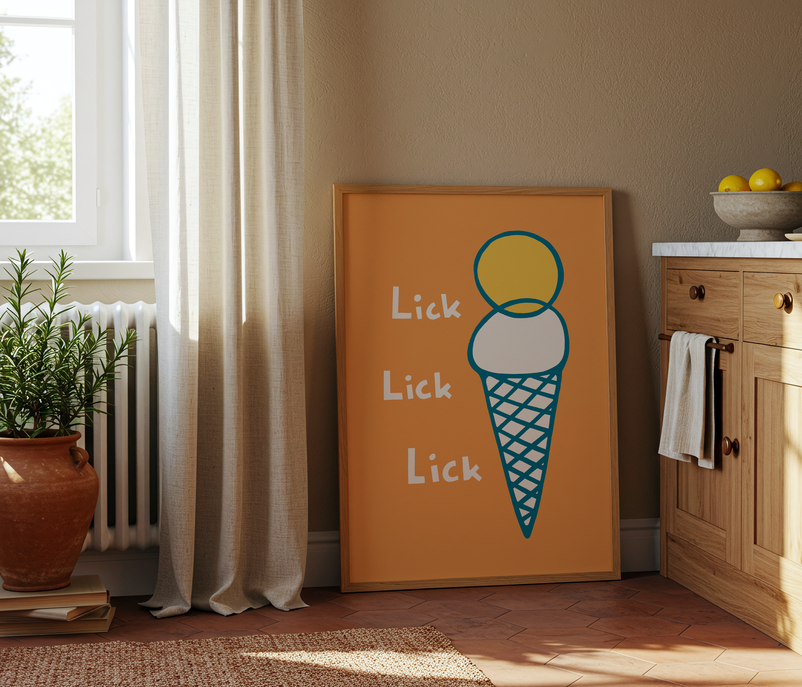 Lick Lick Lick (Orange, Digital Download)