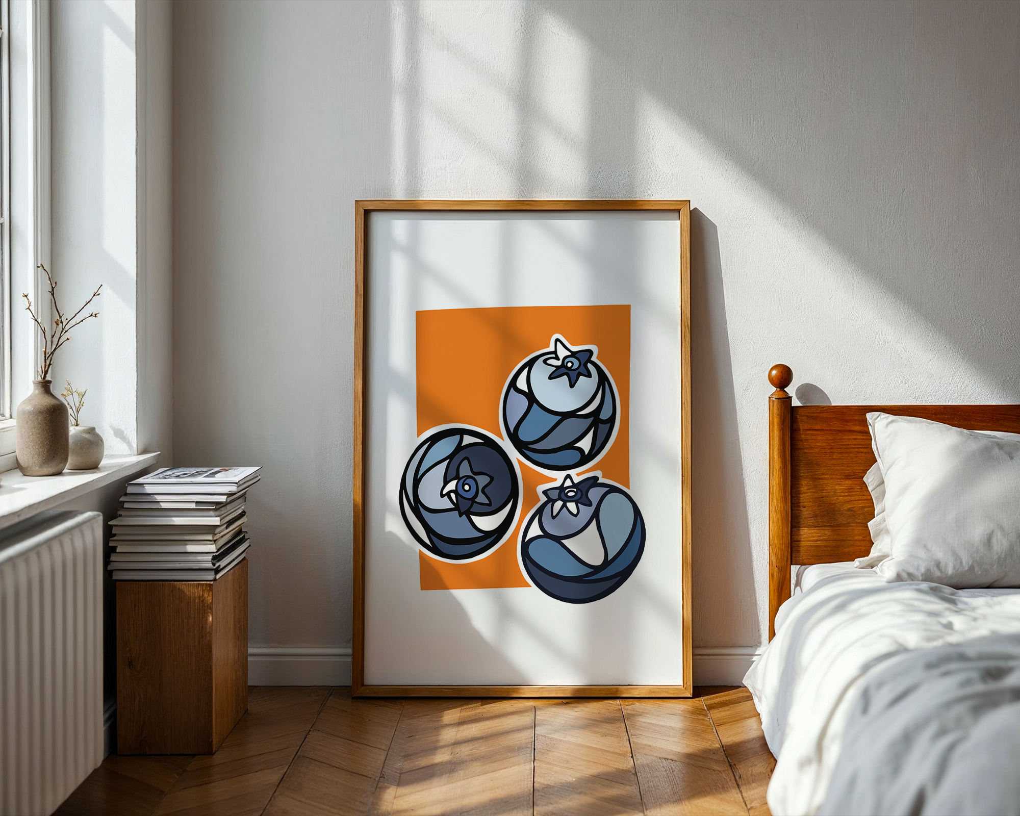 Swirly Blueberries (Digital Download)