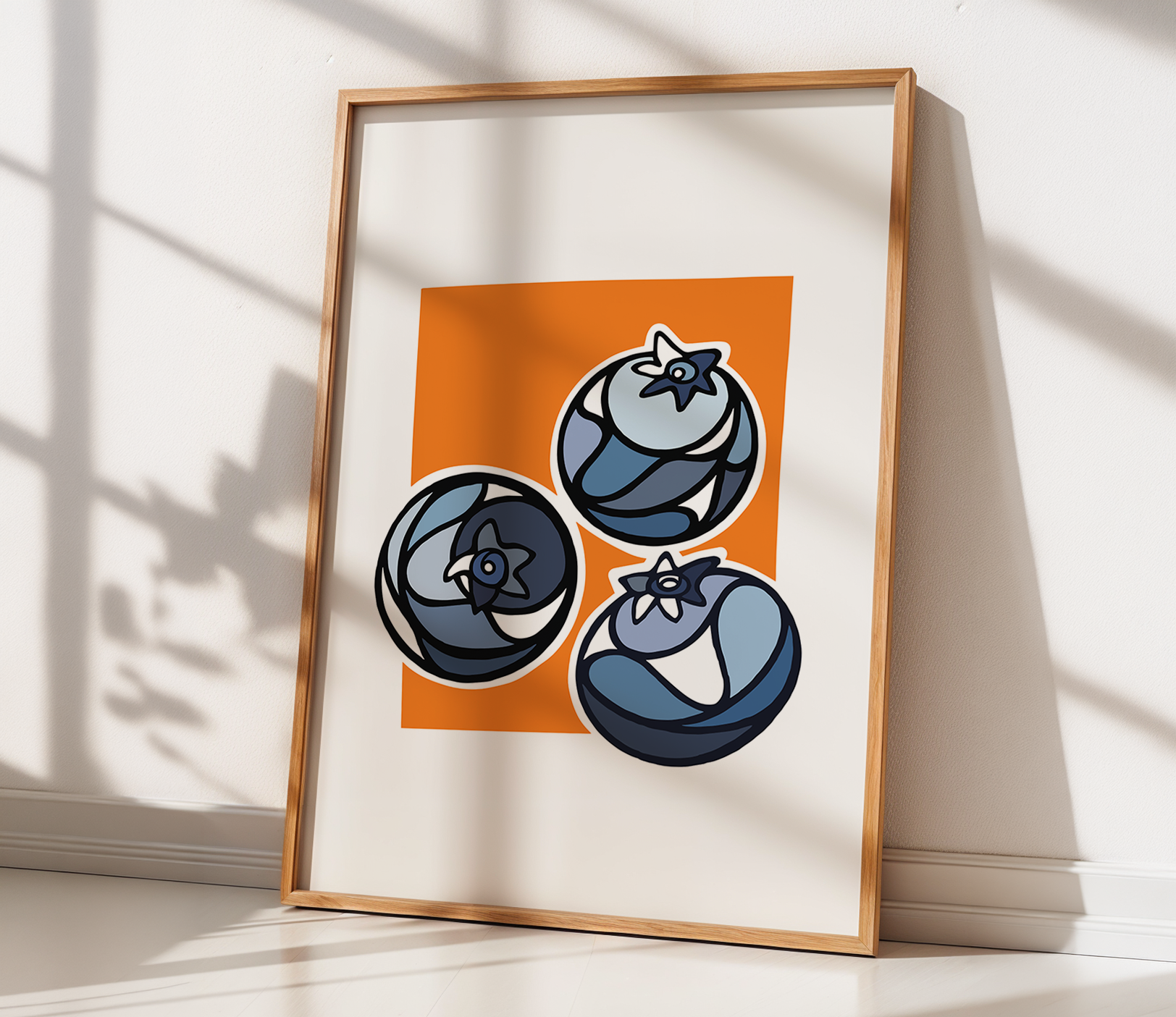 Swirly Blueberries (Digital Download)