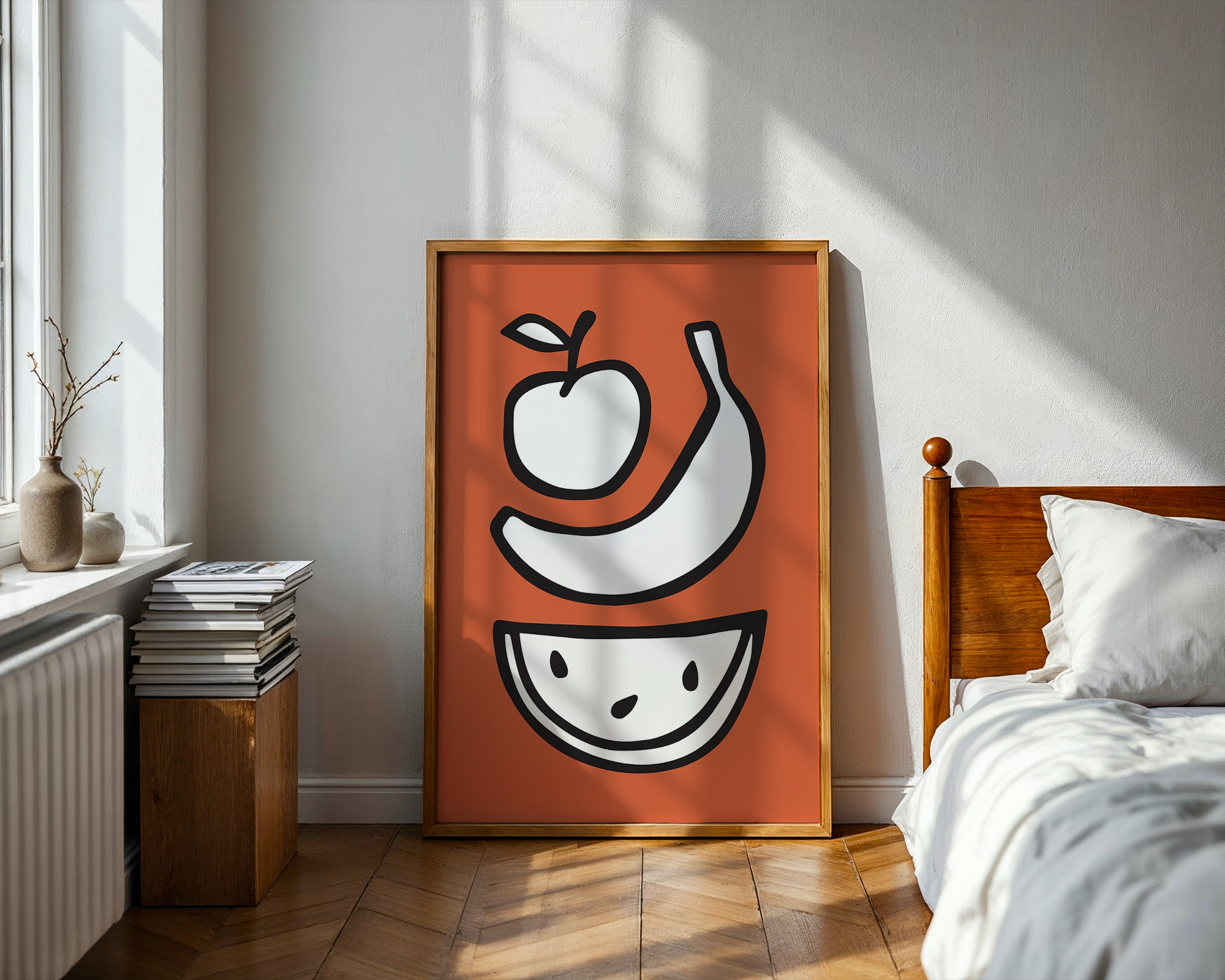 Apple Banana Watermelon (Red, Digital Download)