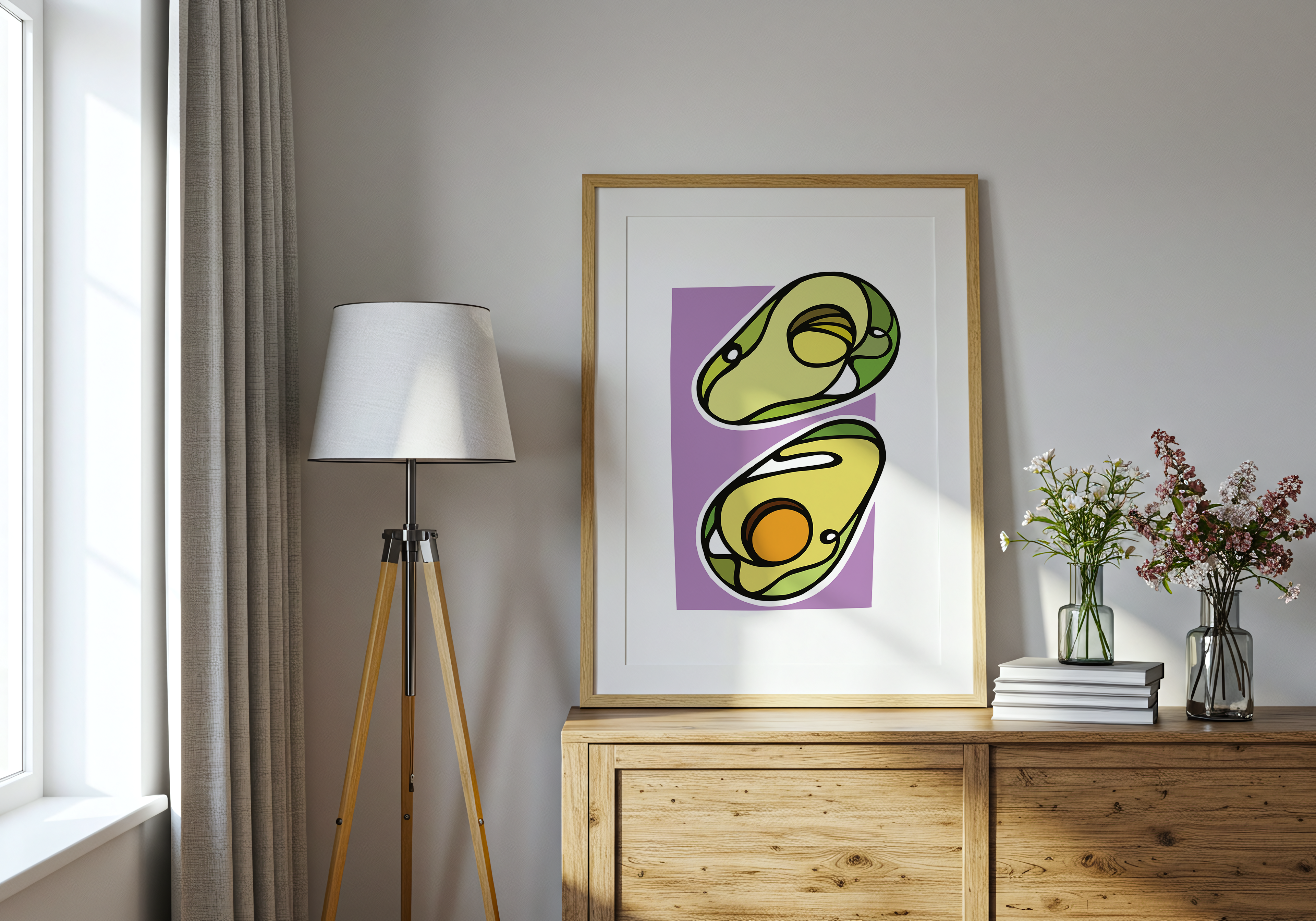 Swirly Avocado (Digital Download)