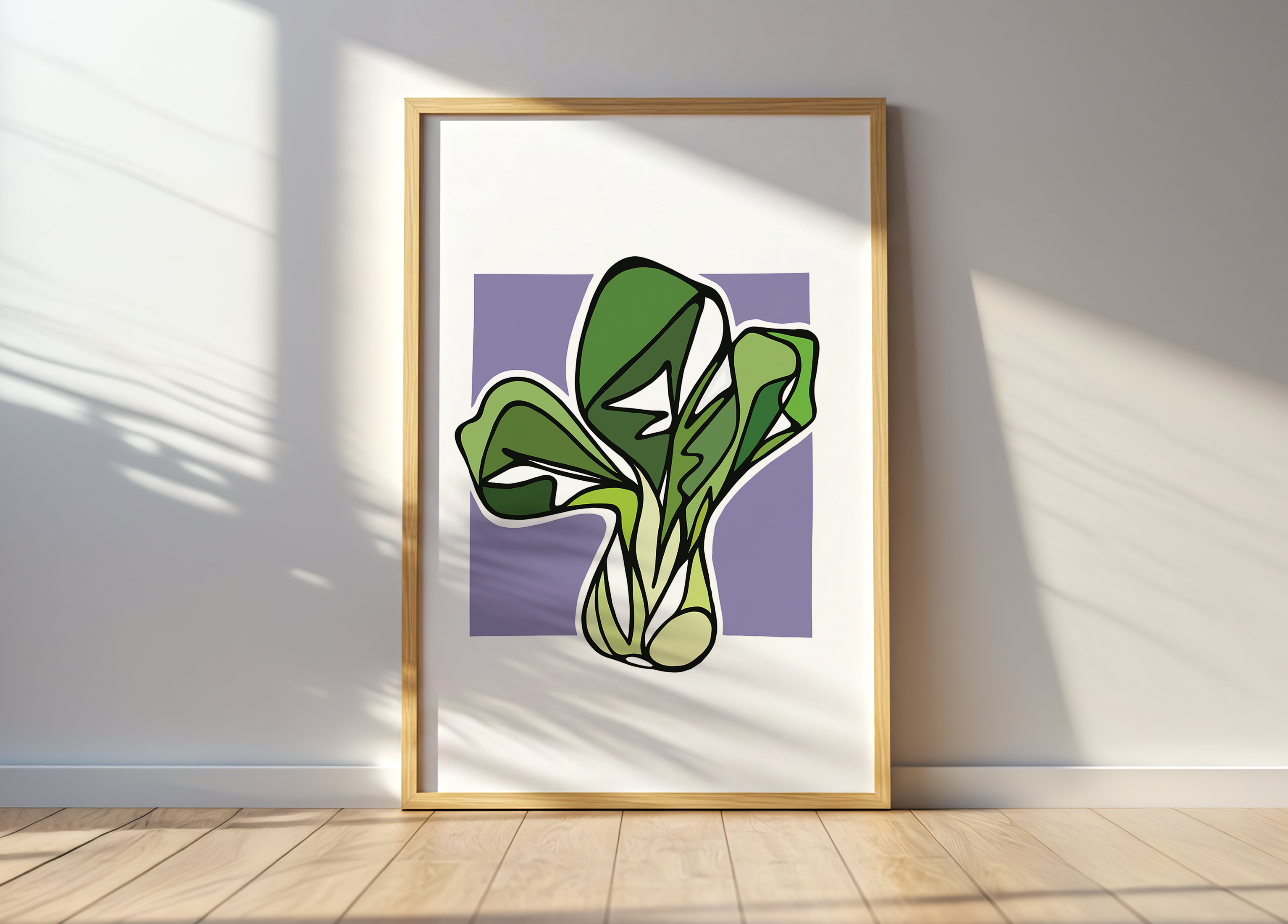 Swirly Bok Choy (Digital Download)