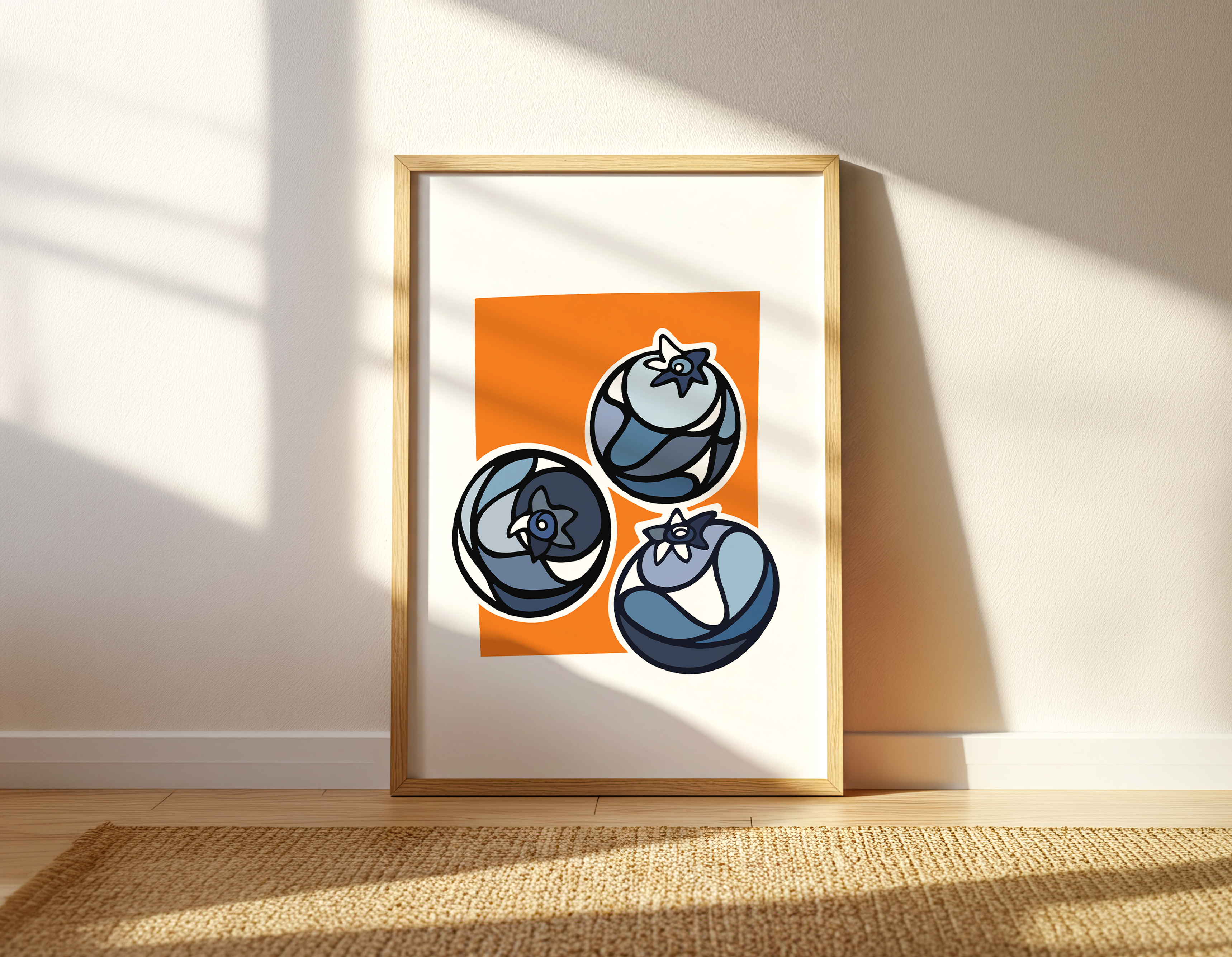 Swirly Blueberries (Digital Download)