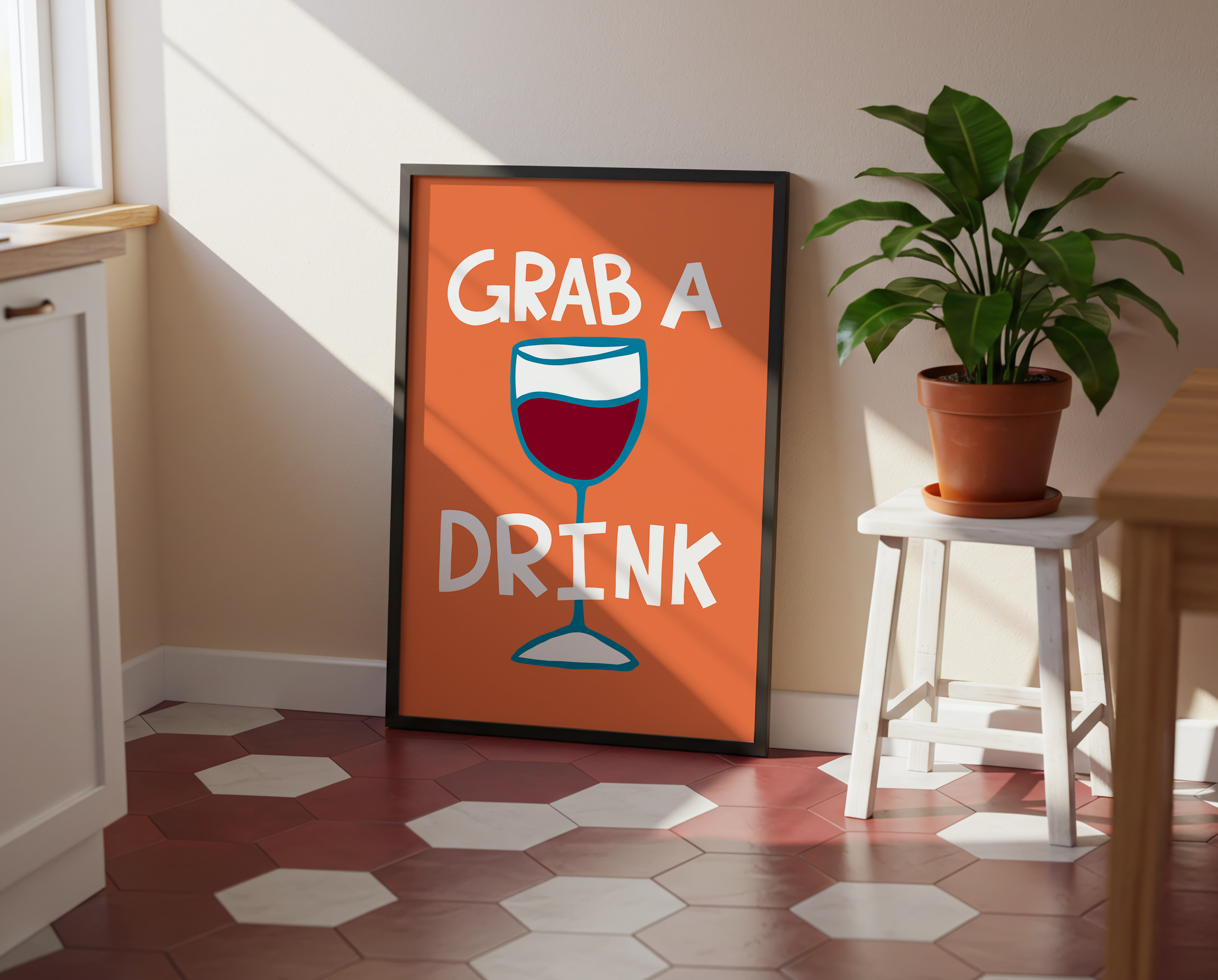 Grab A Drink (Orange, Digital Download)