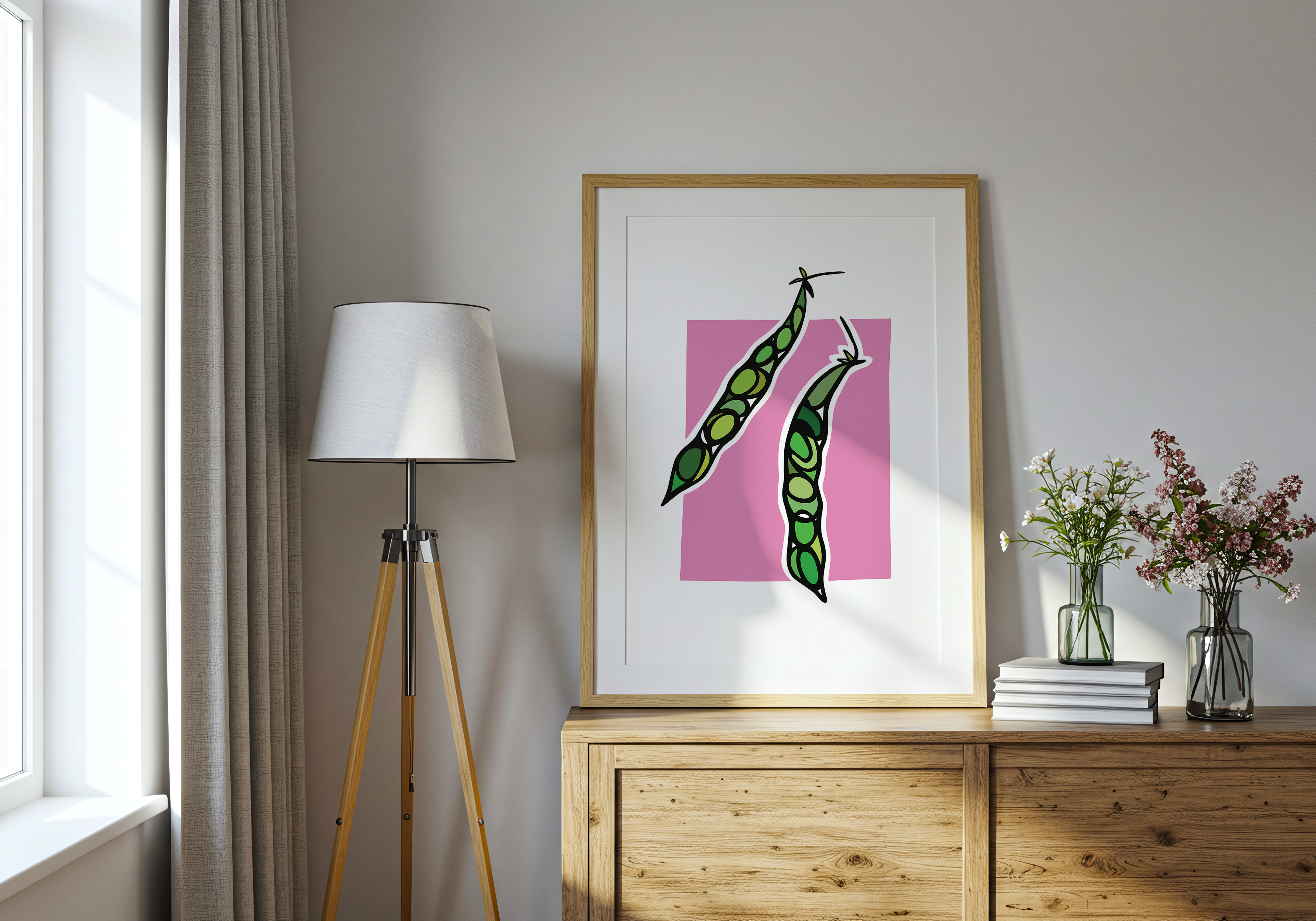 Swirly Peas (Digital Download)