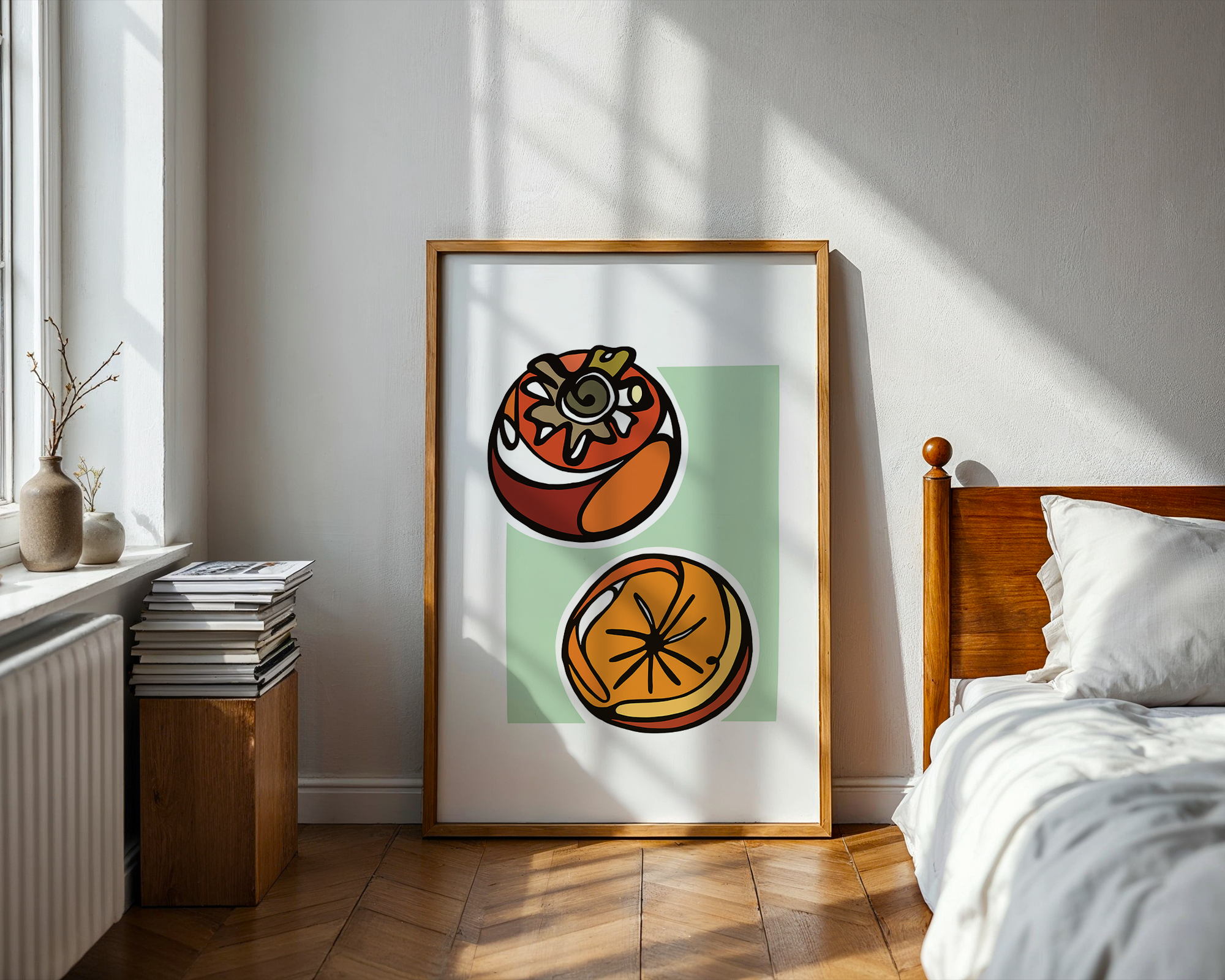 Swirly Persimmon (Digital Download)