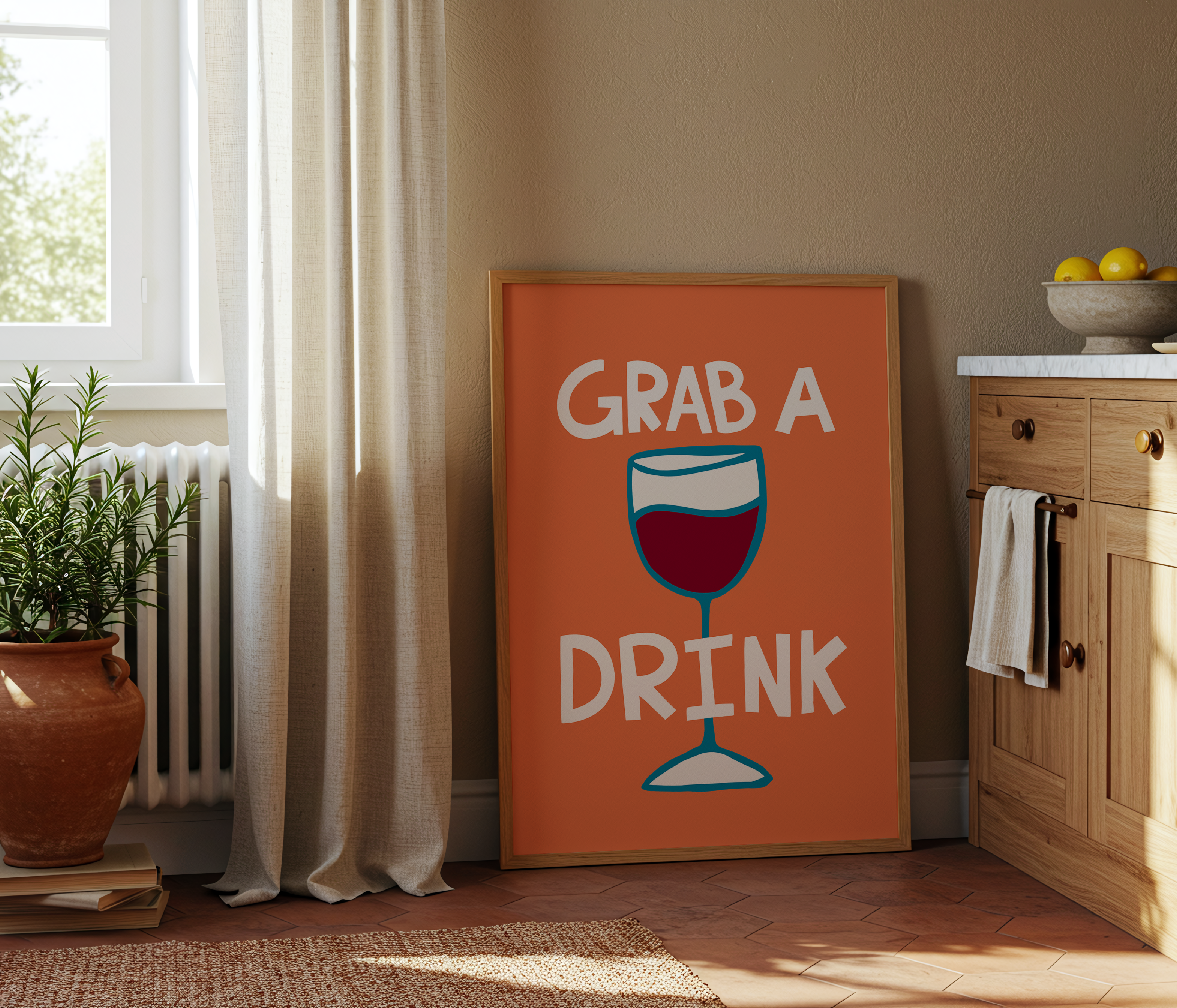 Grab A Drink (Orange, Digital Download)