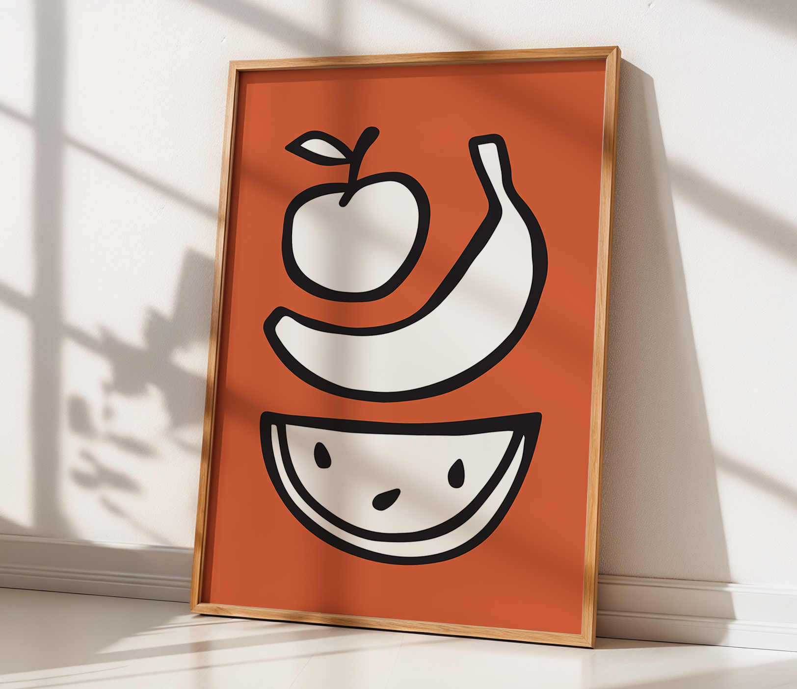 Apple Banana Watermelon (Red, Digital Download)