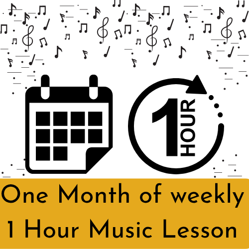 Monthly Music Mastery: 4 Personalized 1-Hour Lessons