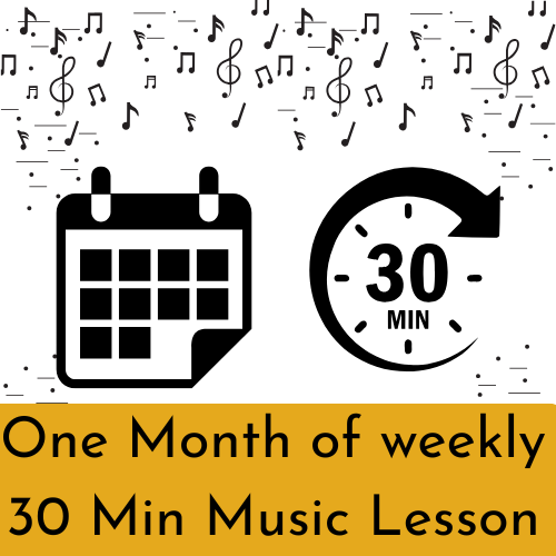 Monthly Music Mastery: 4 Personalized 30-Minute Lessons