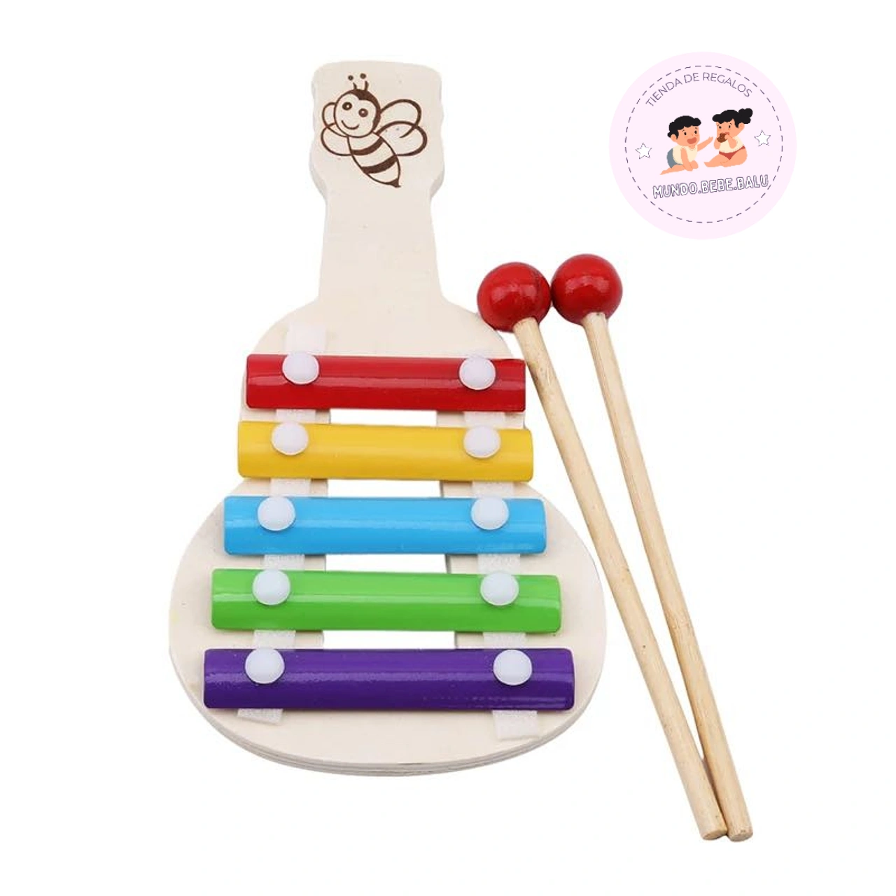 Xilófono de madera infantil