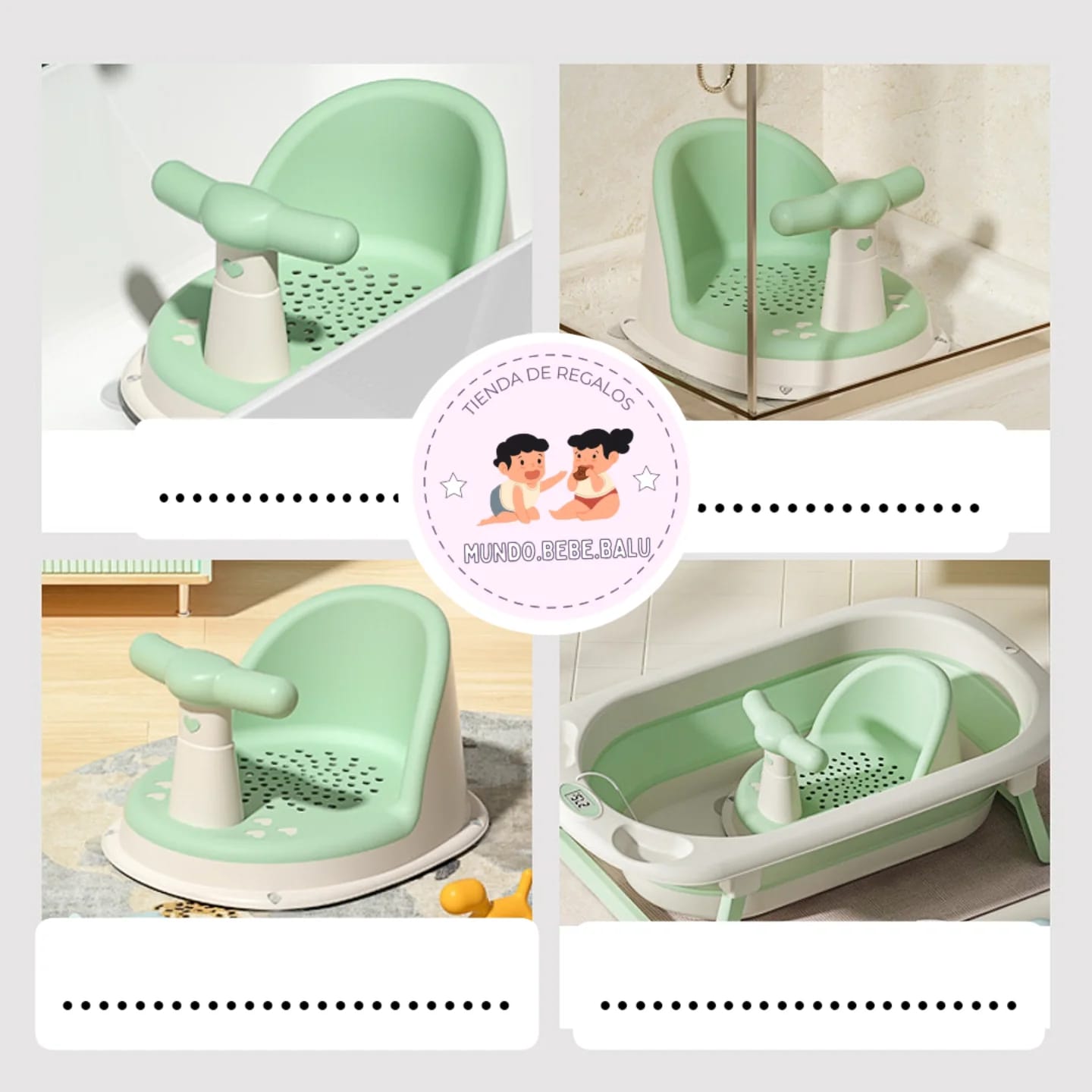 Asiento de baño para bebé