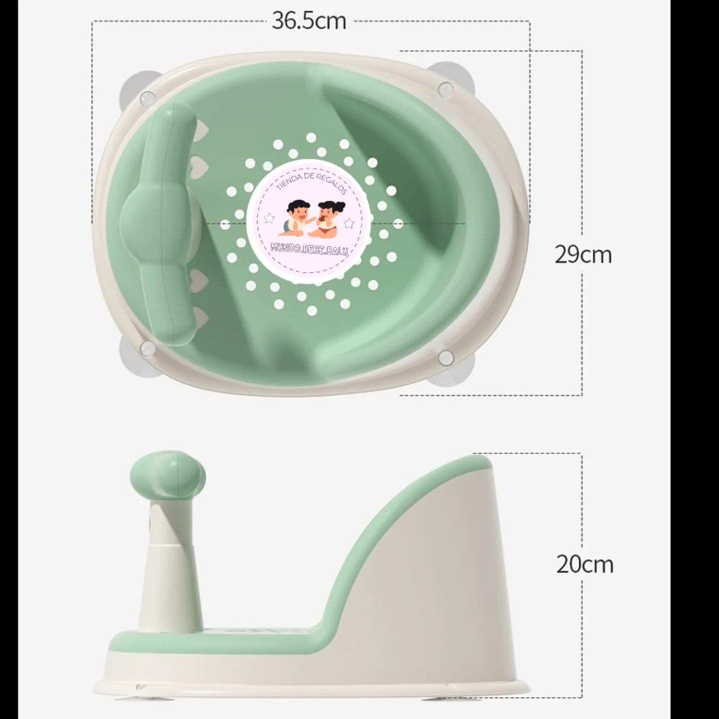 Asiento de baño para bebé