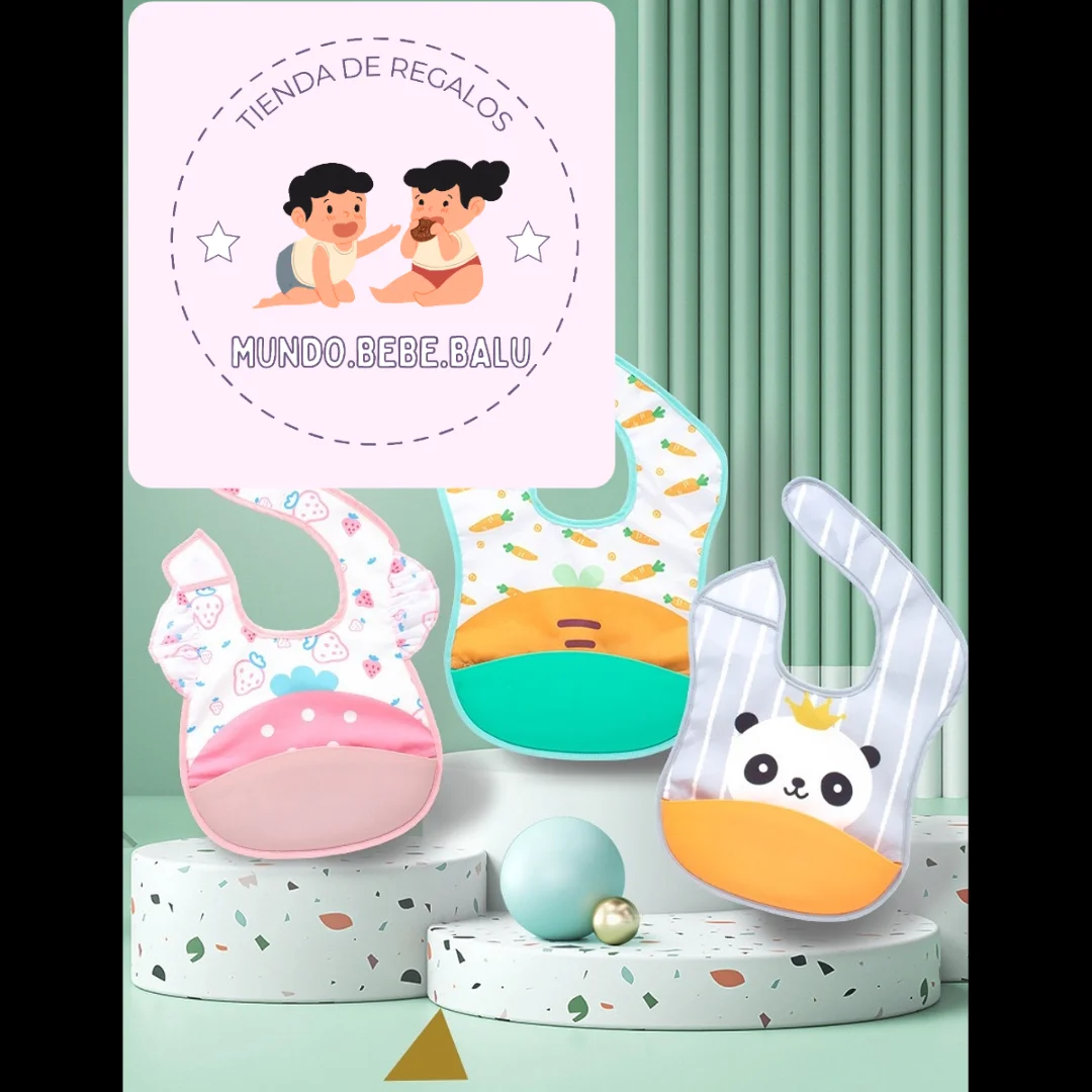 Baberos impermeables para bebés