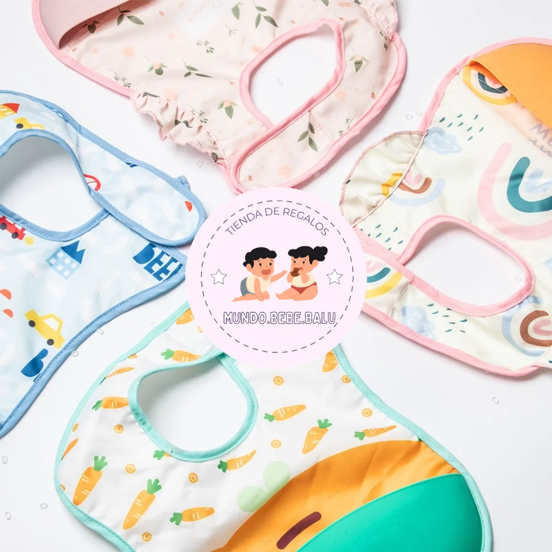 Baberos impermeables para bebés