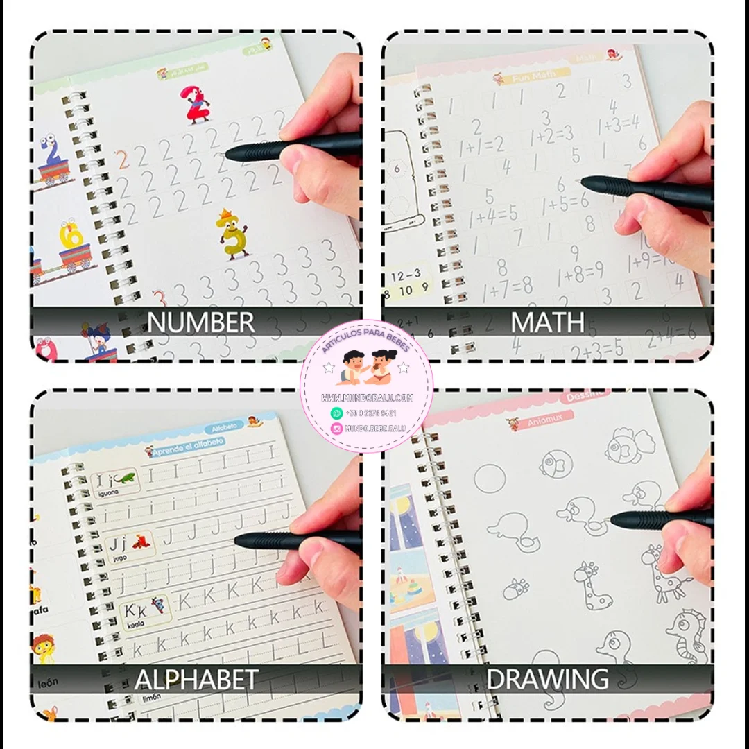 Cuadernos de práctica para niños