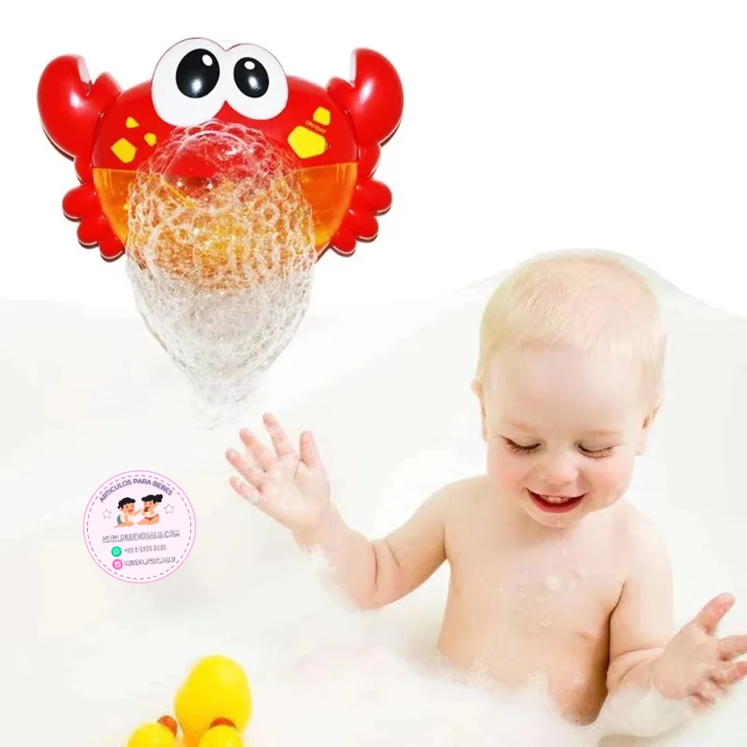 Juguete de baño cangrejo burbujeante