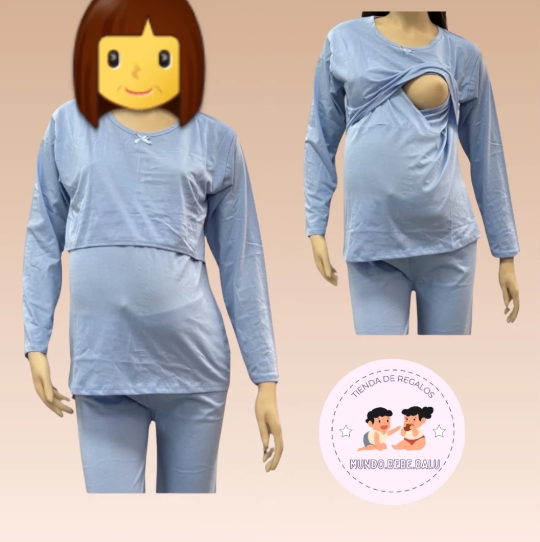 Pijama maternal para lactancia