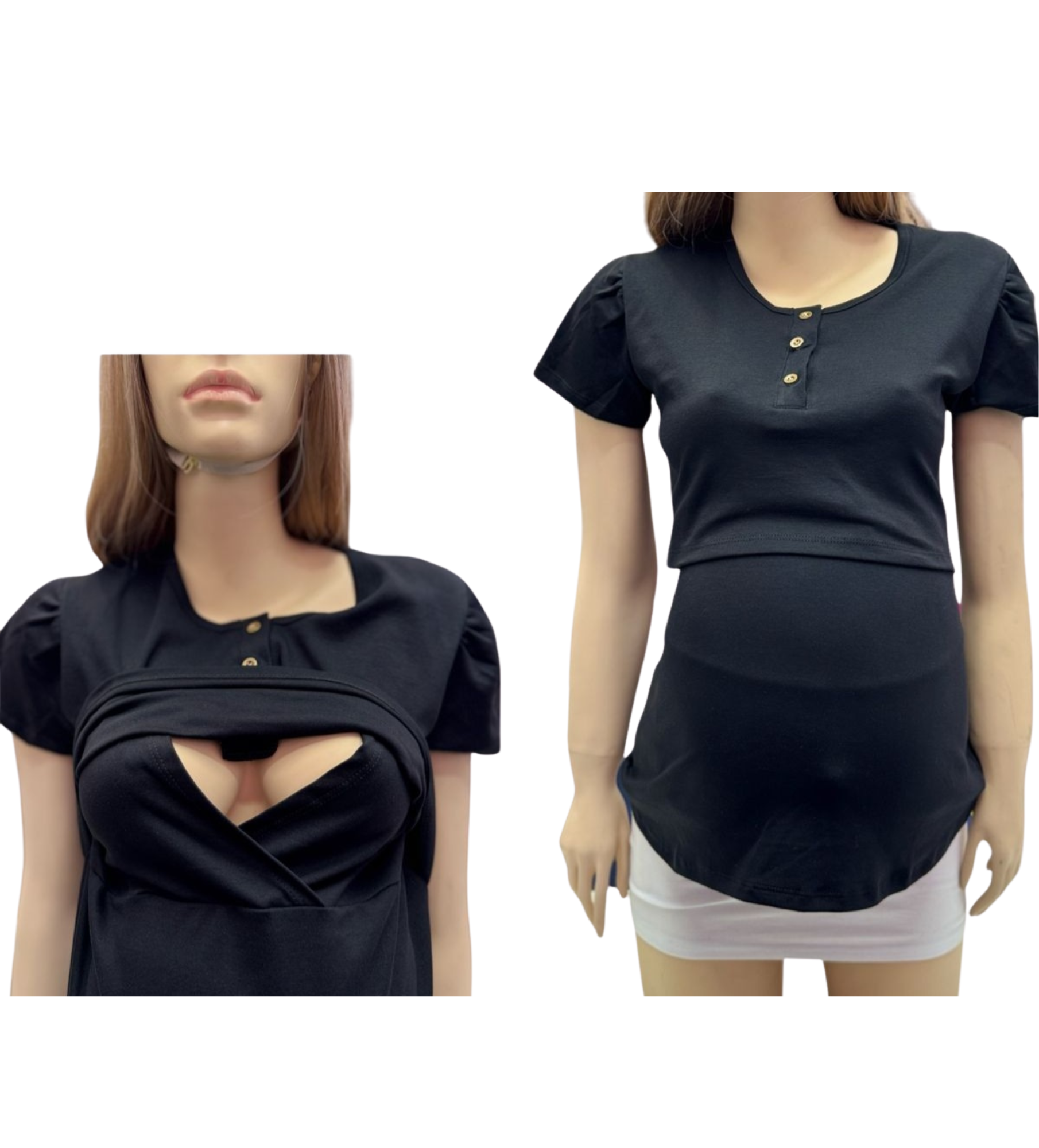 Blusa de lactancia para embarazadas