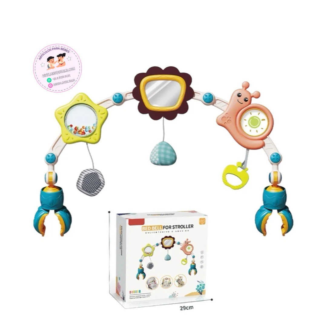 Juguete colgante para cochecito y cuna.