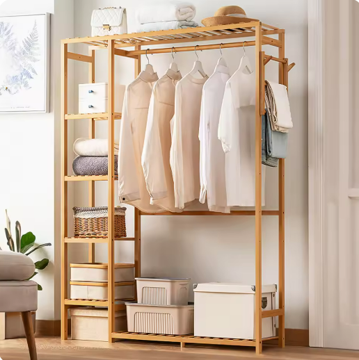 Bamboo Garment Rack