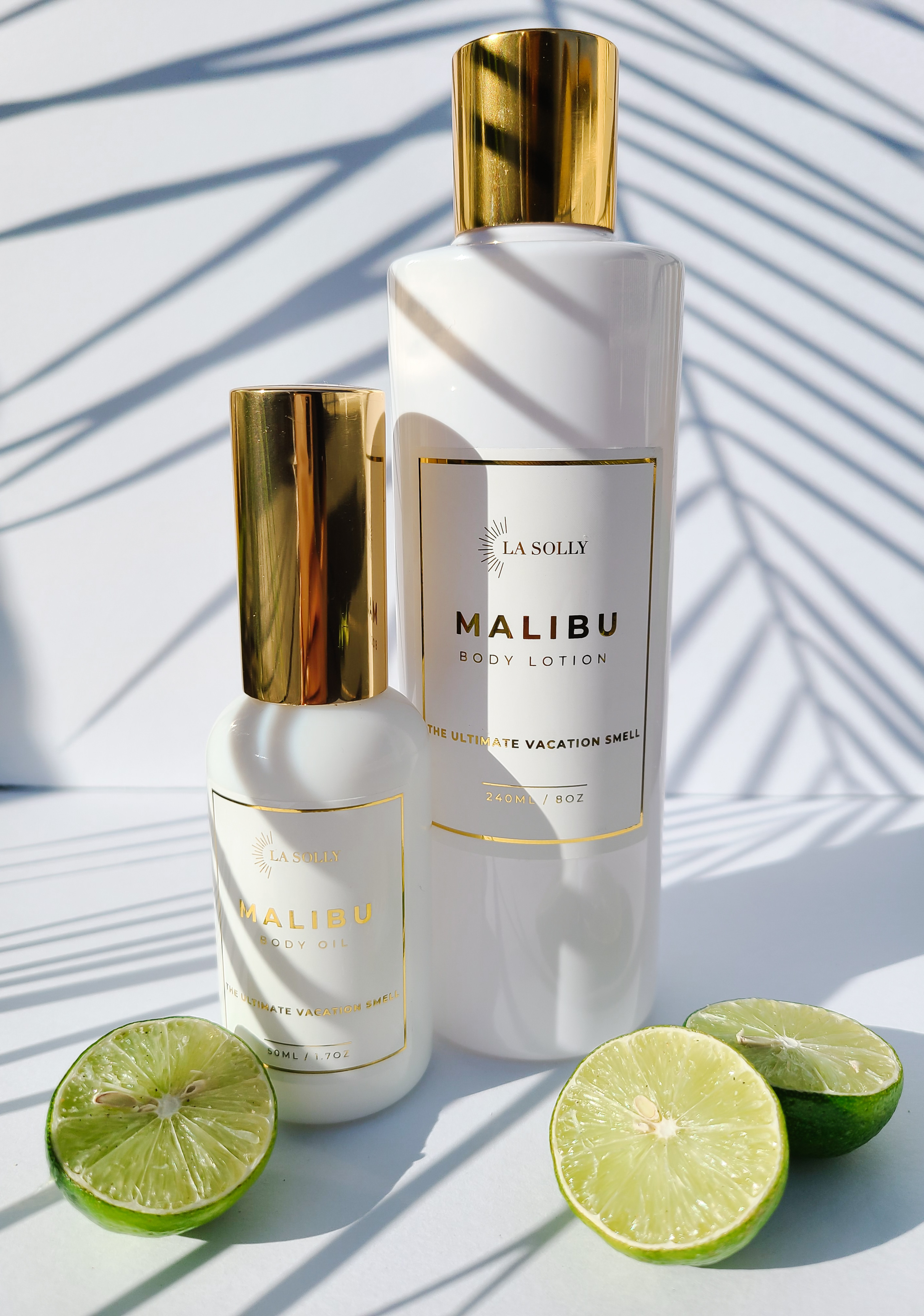 Malibu Shimmering Body Oil & Lotion Set