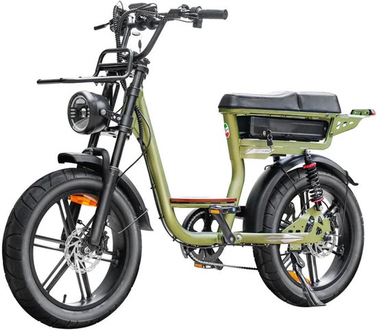 Fatbike V20 comfort kleur groen 2026