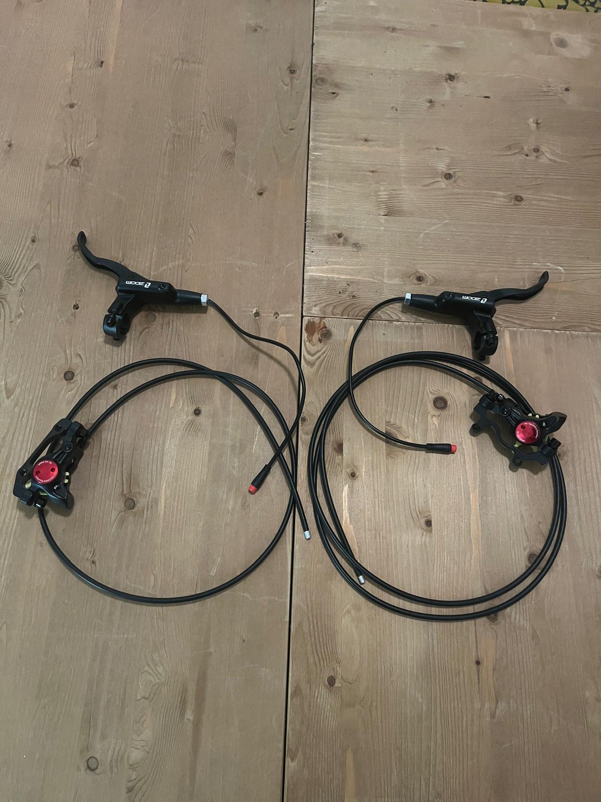 Fatbike hydraulische remset compleet van zoom kleur zwart