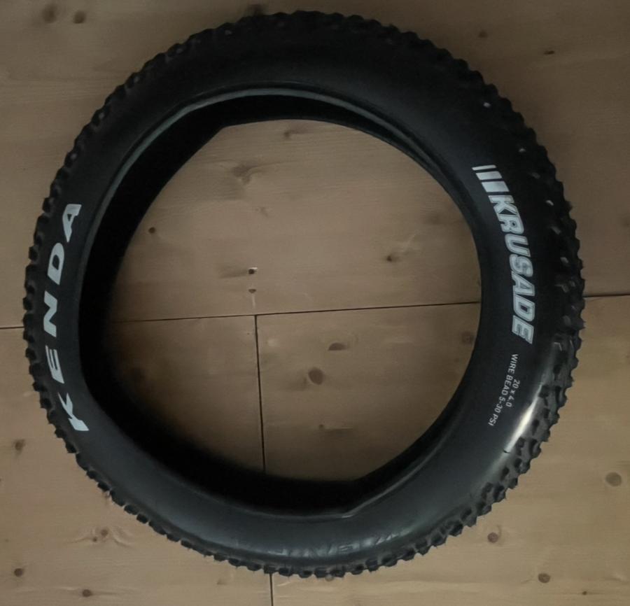 Fatbikes Kenda  buitenband  20 x 4.0 inch kleur zwart