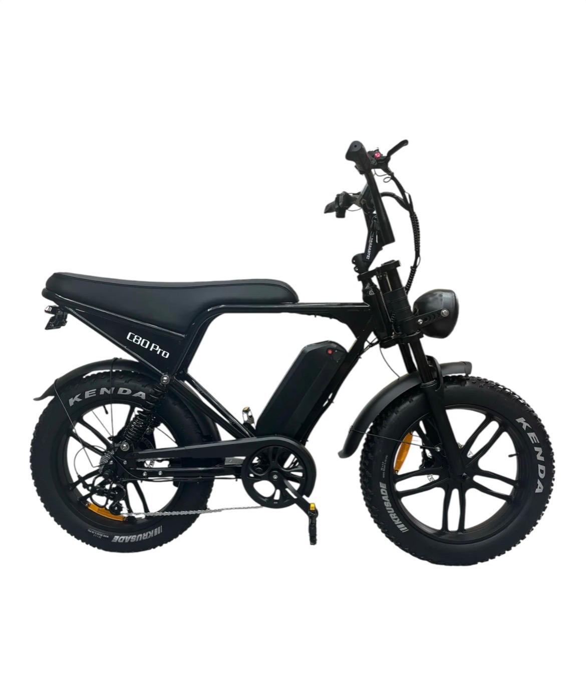 Fatbike ouxi C80 pro  hydraulische remmen kleur zwart