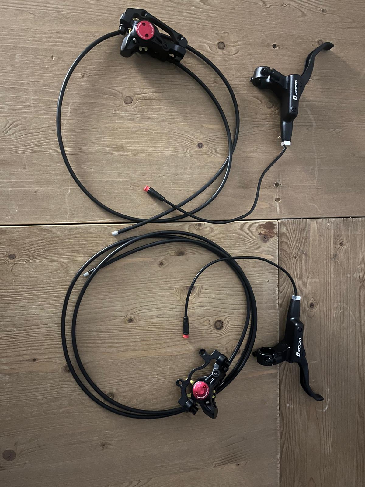 Fatbike hydraulische remset compleet van zoom kleur zwart