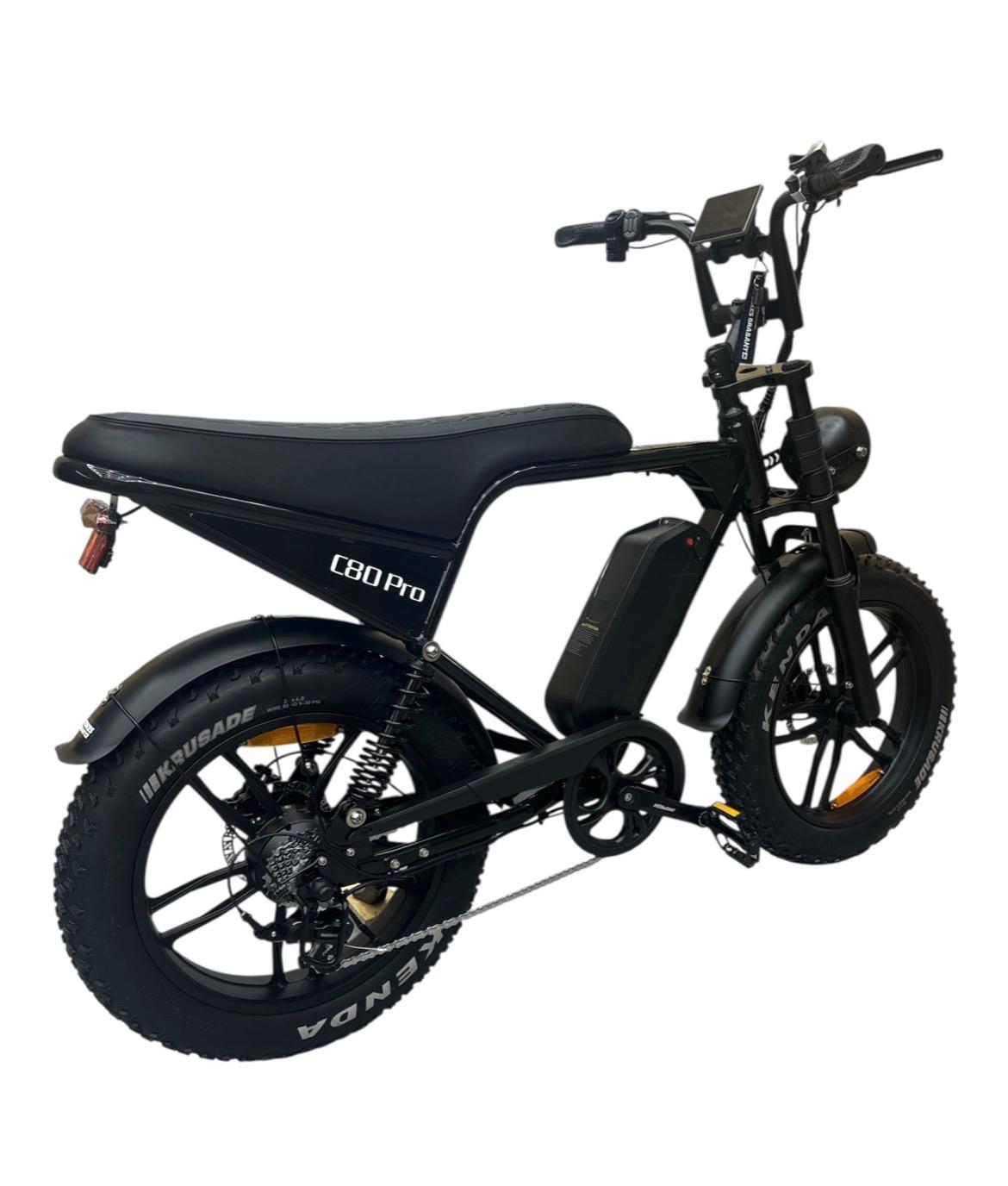 Fatbike ouxi C80 pro  hydraulische remmen kleur zwart