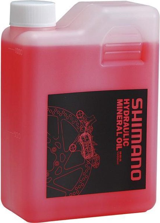 Shimano Hydraulische minerale olie voor schijfremmen - 900 ml - Transparant kleur Roze