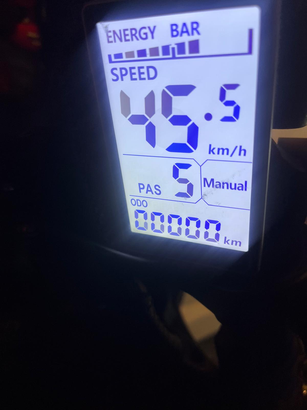 Dit M5-scherm heeft geen codes en is voor V8 H9 fatbike - LCD-scherm