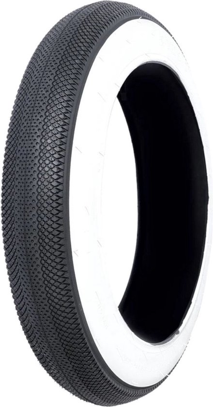 Fatbike street  buitenband  20x4.0 kleur zwart / wit