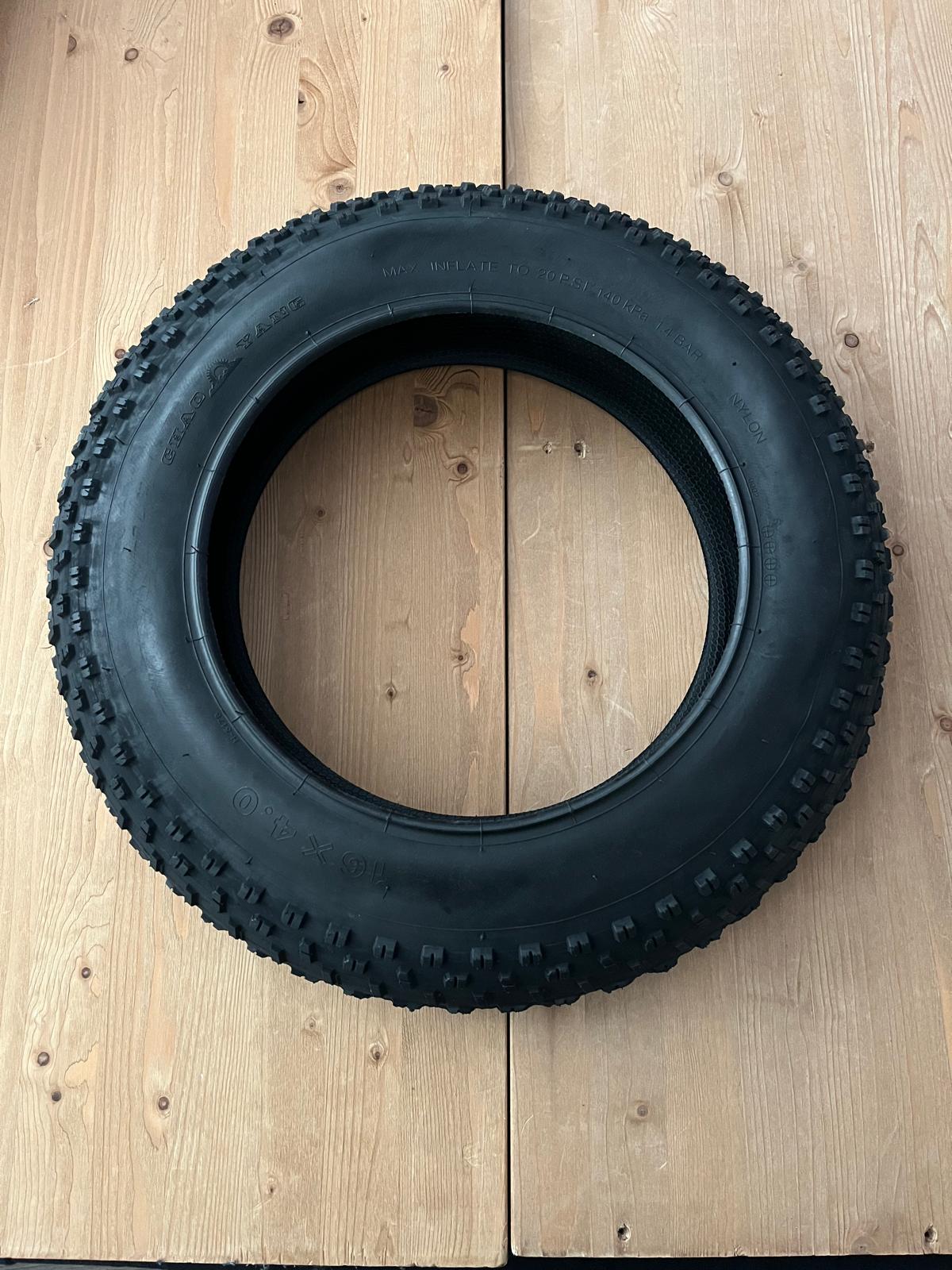 Fatbikes Chaoyang Mini buitenband 16 x 4.0 inch kleur zwart