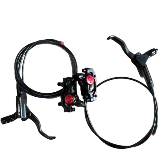 Fatbike hydraulische remset compleet van zoom kleur zwart