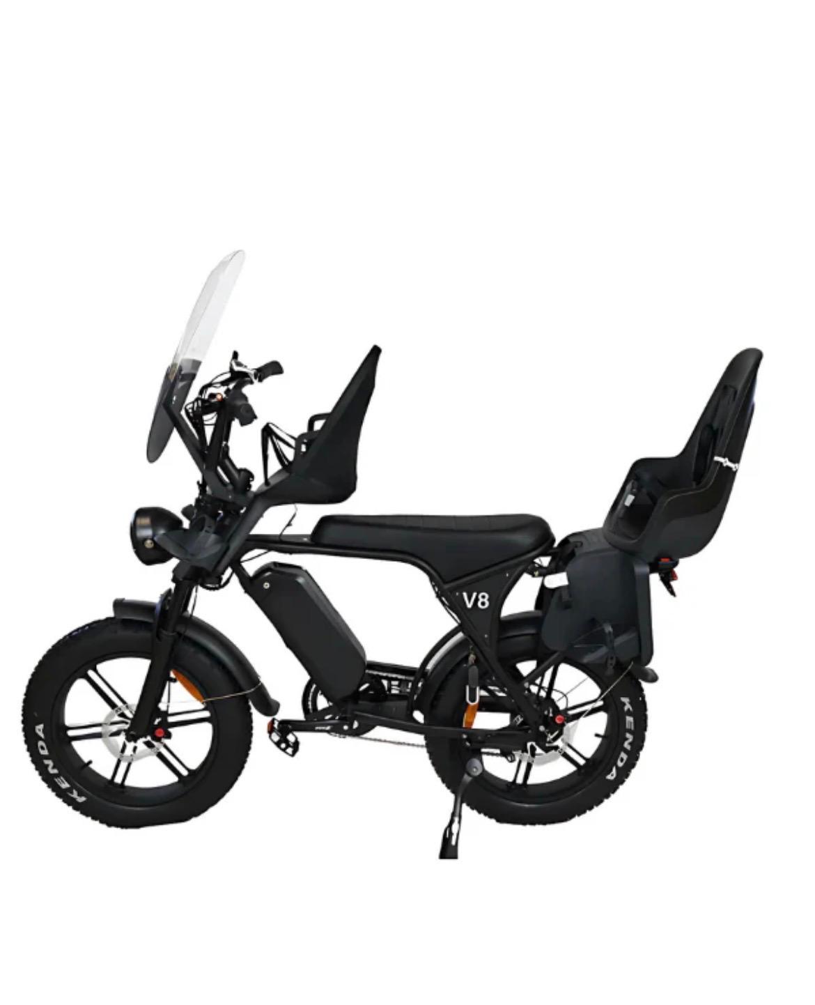 Fatbike Family ouxi V8 6.0  hydraulische remmen kleur zwart