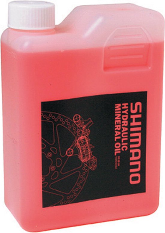 Shimano Hydraulische minerale olie voor schijfremmen - 900 ml - Transparant kleur Roze
