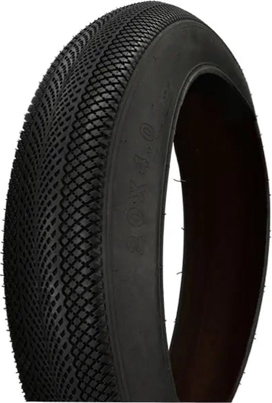 Fatbike street  buitenband 20x4.0 Street kleur zwart