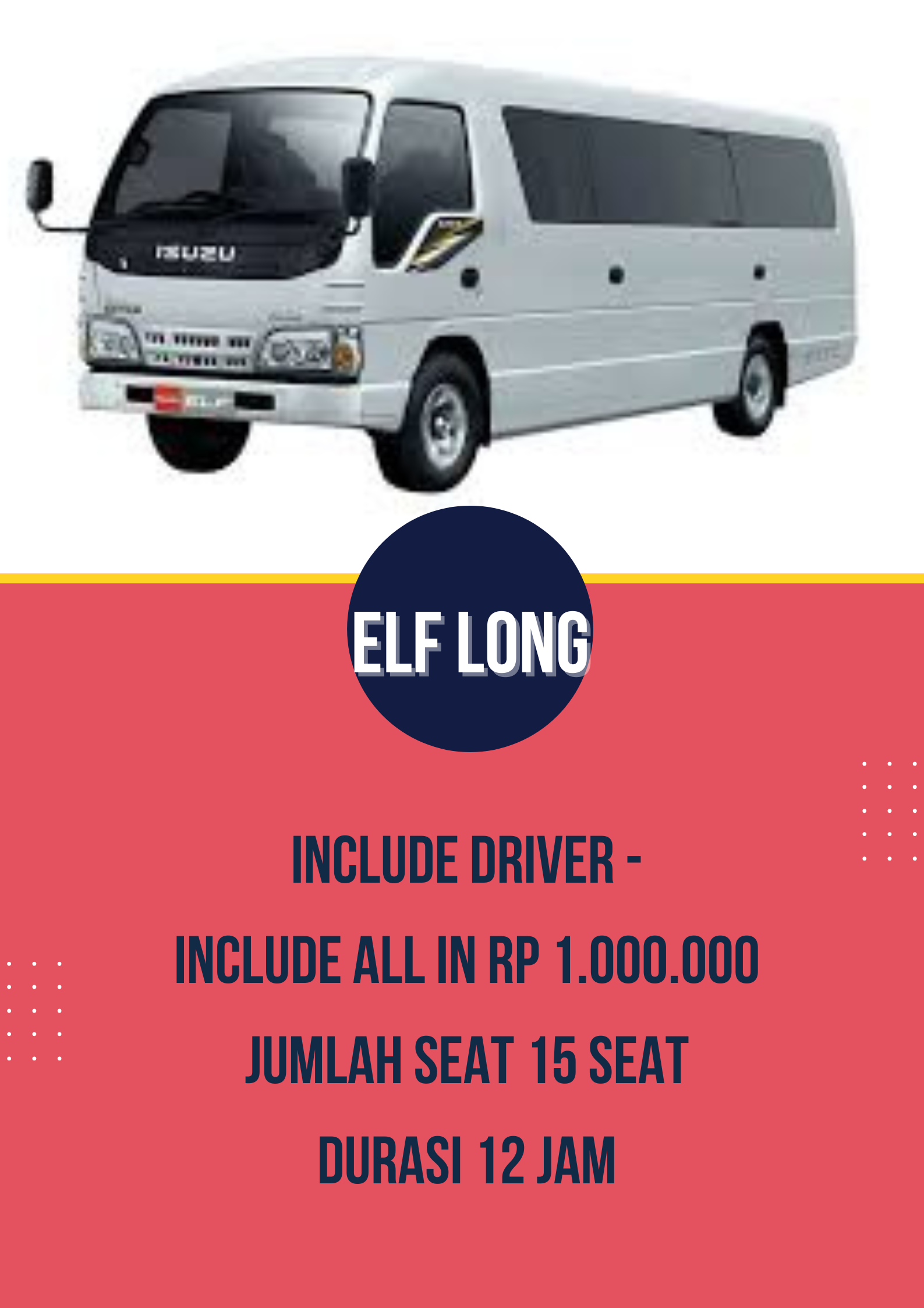 ELF LONG 15 SEAT