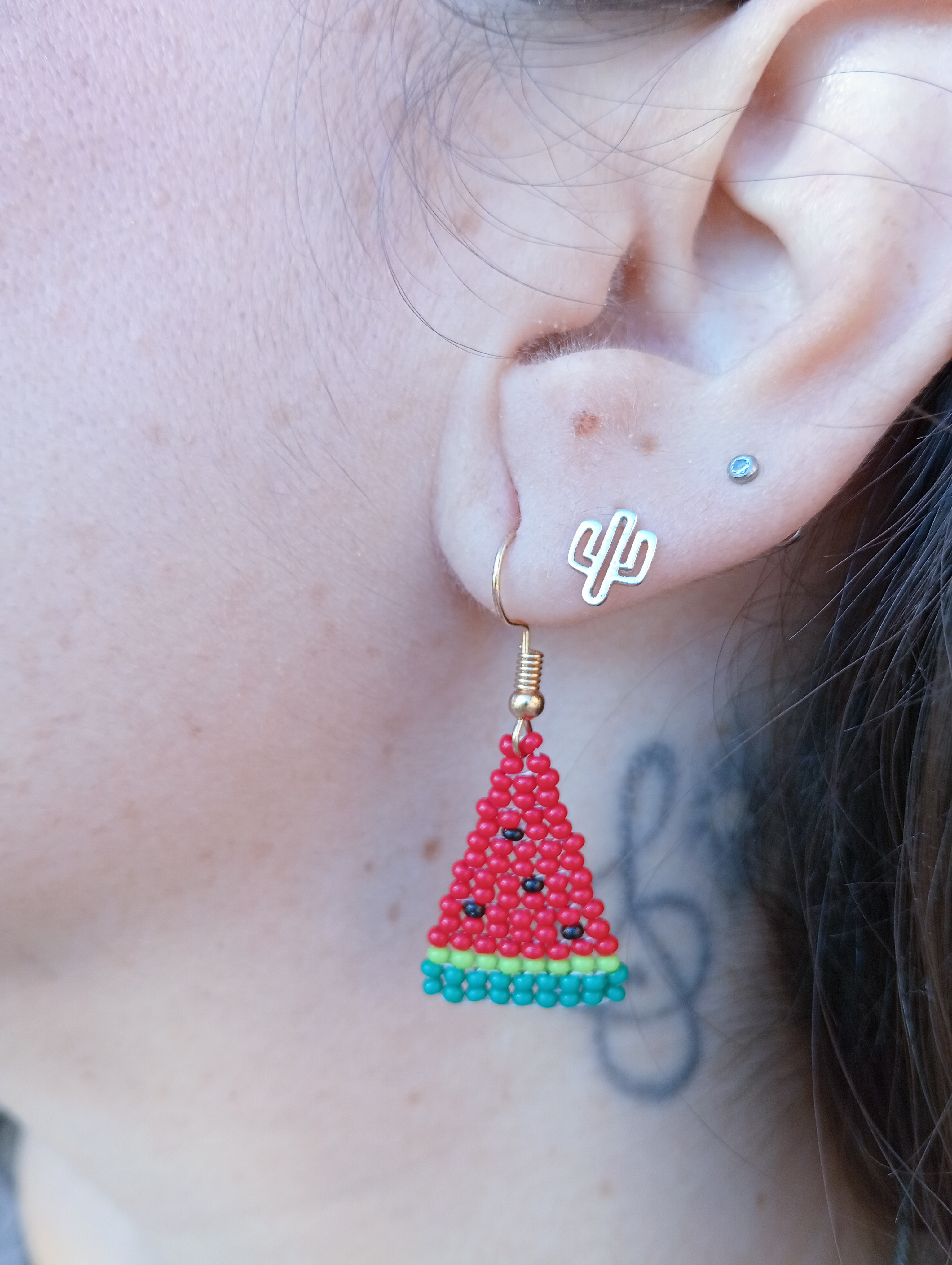 Orecchini Fetta di Anguria