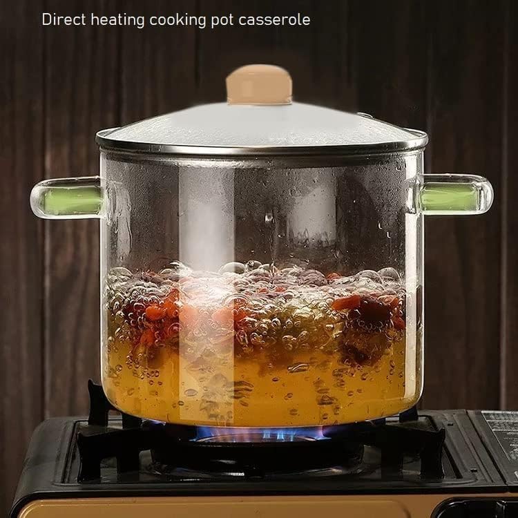 Glass Cooking Pot with Handles