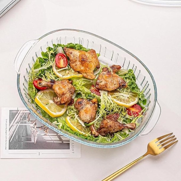 Glass Casserole dish with Lid