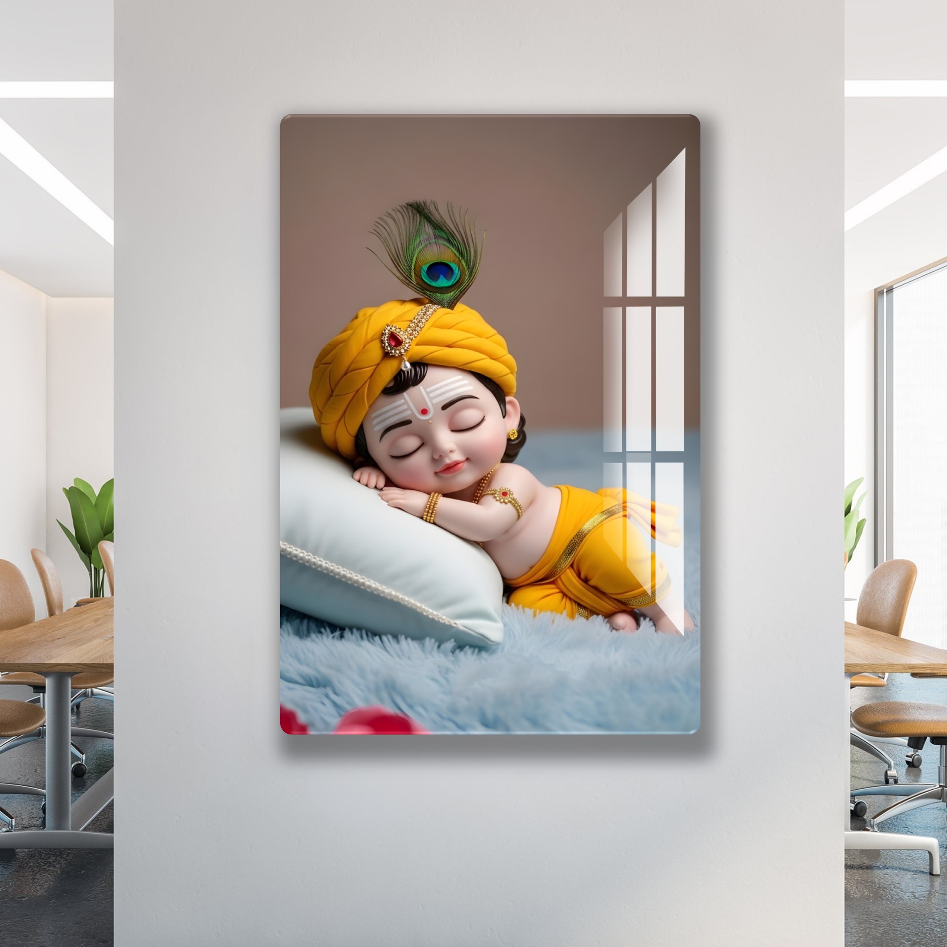 Little Sleepy Kanha Acrylic Wall art